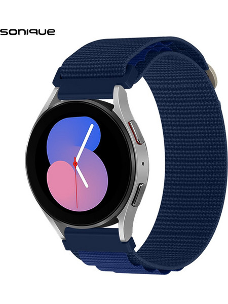 Sonique Alpine Loop Λουράκι Υφασμάτινο Blue (Universal 22mm)