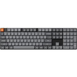 Keychron K5 Max QMK/VIA Hot Swappable Ασύρματο Μηχανικό Gaming Πληκτρολόγιο με Gateron Low Profile Red Διακόπτες RGB Black