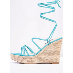 Nine West Havefun Καλοκαιρινές Γυναικείες Πλατφόρμες Ψηλές Γαλάζιες HAVEFUN2SU-421
