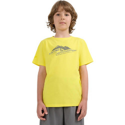 4F Παιδικό T-Shirt Κοντομάνικο Κίτρινο 4FJWAW25TTSHM2404-71S