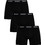 Hugo Boss Ανδρικά Μποξεράκια Σετ 3Pack Μαύρα 50532613-005