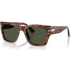 Persol PO3384S 24/31 Ανδρικά Γυαλιά Ηλίου Τετράγωνα Κοκάλινα Καφέ με Μαύρο Φακό
