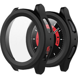 Techsuit Defense360 Pro Πλαστική Θήκη Tempered Glass για Samsung Galaxy Watch 5 Pro 45mm Μαύρη