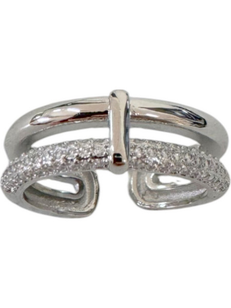 RO Accessories Γυναικείο Δαχτυλίδι Ασημί R144