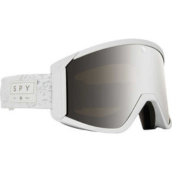 SPY Raider Μάσκα Σκι & Snowboard Ενηλίκων Λευκή με Φακό Καθρέπτη Μαύρο