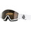 Volcom HIJINX VG1124701-LTBR Μάσκα Σκι & Snowboard Ενηλίκων Λευκή με Φιμέ Φακό Μαύρο