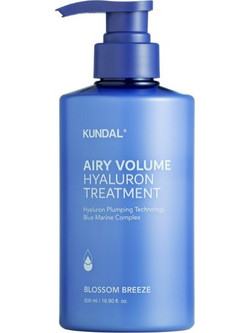 Kundal Airy Volume Hyaluron Κρέμα Μαλλιών για Όγκο & Επανόρθωση 500ml