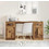 vidaXL Γραφείο Reception Ξύλινο 154.5x50x75cm 3402677