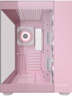 Cougar FV150 Pink Gaming Midi Tower Κουτί Υπολογιστή RGB με Πλαϊνό Παράθυρο