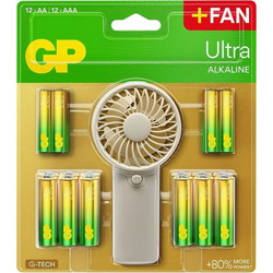 Gp Super Alkaline AA + AAA + Fan 24τμχ