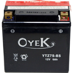 Oyek Μπαταρία Μοτοσυκλέτας YTZ7S-BS 6Ah