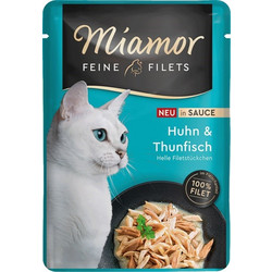 Finnern Miamor Fiene Filets Adult with Chicken & Tuna in Gravy 100gr