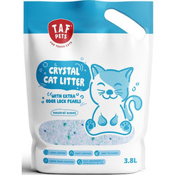 Taf Pets Crystal Κρυσταλλική Άμμος Γάτας χωρίς Άρωμα 3.8lt