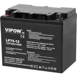Vipow LP75-12 Μπαταρία VRLA-GEL 12V 75Ah