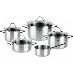 Fissler Paris Line Σετ Κατσαρόλες από Ανοξείδωτο Ατσάλι 5τμχ 00211405000