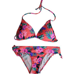 Sun Project Bikini Set Τριγωνάκι Floral Κόκκινο Πολύχρωμο BA-07-3155