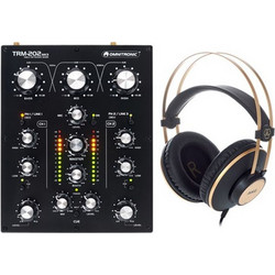 Omnitronic TRM-202 MK3 HP Bundle