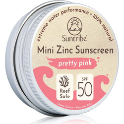 Suntribe Zinc Pretty Pink Αντηλιακή Κρέμα Προσώπου & Σώματος με Χρώμα SPF50 15gr