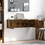 vidaXL Γραφείο Τοίχου Ξύλινο 100x45x30cm 891404
