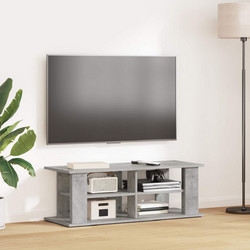 vidaXL Έπιπλο Τηλεόρασης Μοριοσανίδα Γκρι Μ96xΠ35xΥ33.5cm 8000399