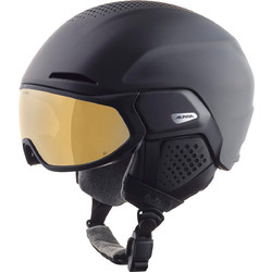 Alpina Alto Visor Q-Lite Κράνος Σκι & Snowboard Μαύρο A923633