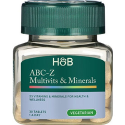 Holland & Barrett ABC-Z Multivits & Minerals 30 Ταμπλέτες