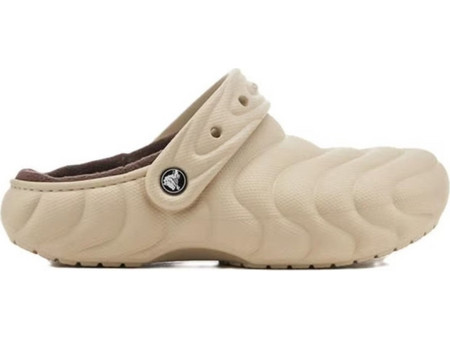 Crocs Classic Lined Overpuff Σαμπό Μπεζ 210059-13