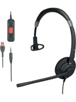 Alcatel-Lucent AH 21 M II On Ear Ακουστικό Υπολογιστή με Μικρόφωνο & USB-A