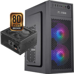 Alcatroz Futura Millenia Eco M500 Pro Black Midi Tower Κουτί Υπολογιστή