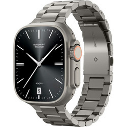 Spigen Modern Fit Titanium Λουράκι Μεταλλικό Natural (Apple Watch 44 / 45 / 46 / 49mm)