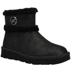Michael Kors Παιδικά Μποτάκια Μαύρα με Φερμουάρ & Γούνα MK101111