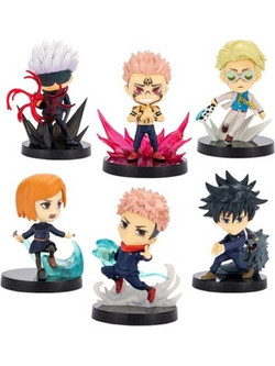 Jazwares Total Anime Jujutsu Kaisen Διάφορα Σχέδια Φιγούρα Δράσης 5cm
