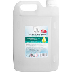 4 Care Αντισηπτικό Gel Χεριών 4lt