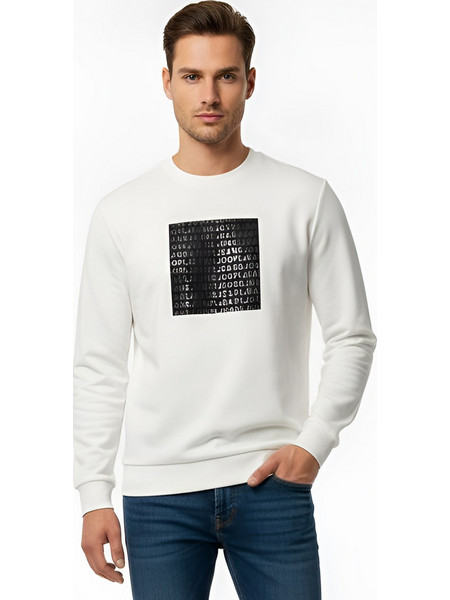 Joop Ανδρικό Φούτερ Λευκό 30047852-10020770-107