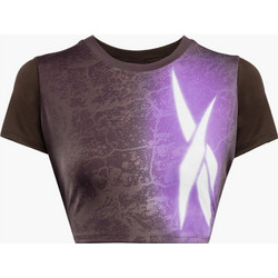 Reebok Γυναικείο Αθλητικό Crop Top Μωβ 100205572