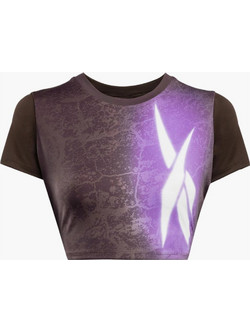 Reebok Γυναικείο Αθλητικό Crop Top Μωβ 100205572