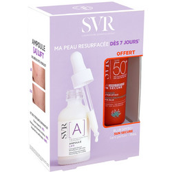 SVR Ampoule Lift Retinol Anti-Wrinkle Smoothing Serum 30ml + Sun Secure Blur SPF50+ 15ml