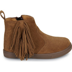 GBB Artiste Παιδικά Μποτάκια Καφέ Suede με Φερμουάρ AM321-44