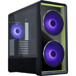 Lian Li Lancool 217 INF Black Gaming Midi Tower Κουτί Υπολογιστή RGB με Πλαϊνό Παράθυρο