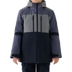 4F Παιδικό Μπουφάν Χειμωνιάτικο Softshell Αδιάβροχο Αντιανεμικό Μαύρο Ανθρακί 4FJWAW25TTJAM0828-22S