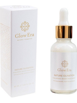 Glow Era Nature Olivation Brilliance Serum Ματιών για Μαύρους Κύκλους με Καφεΐνη Νιασιναμίδη & Υαλουρονικό 30ml