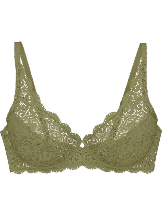 Triumph Amourette Σουτιέν Balconette με Μπανέλα Χακί 10209574-7855