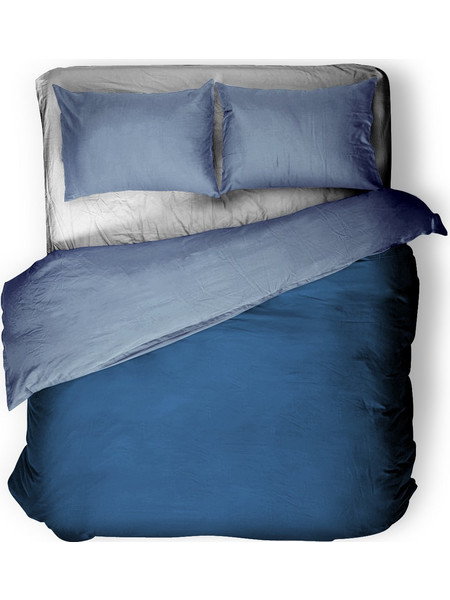 Palatex Πάπλωμα Υπέρδιπλο Microfiber 220x240 Double Face Blue