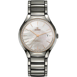 Rado True Ανδρικό Ρολόι Αυτόματο με Ασημί Μεταλλικό Μπρασελέ R27057852