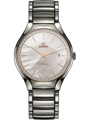 Rado True Ανδρικό Ρολόι Αυτόματο με Ασημί Μεταλλικό Μπρασελέ R27057852
