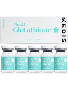 Medisco MesO Glutathione Micro-Needling Mesotherapy System Αντιγηραντικό Serum Προσώπου για Λάμψη & Σύσφιξη 5x4ml