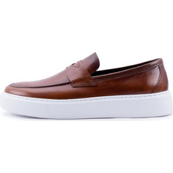 Damiani Ανδρικά Μοκασίνια Loafers Δερμάτινα Καφέ 6903