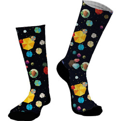 Dimisocks Do You Dare Asteroids Ανδρικές Κάλτσες Ψηλές με Σχέδια Navy Μπλε 70099
