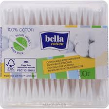 Bella Μπατονέτες Βαμβακερές 200τμχ