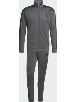 Adidas Sportswear Ανδρικό Σετ Φόρμας με Λάστιχο Ανθρακί KC1355